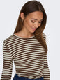 JDYFRANSISKA L/S STRIPE O-NECK TOP