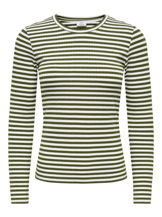 JDYFRANSISKA L/S STRIPE O-NECK TOP