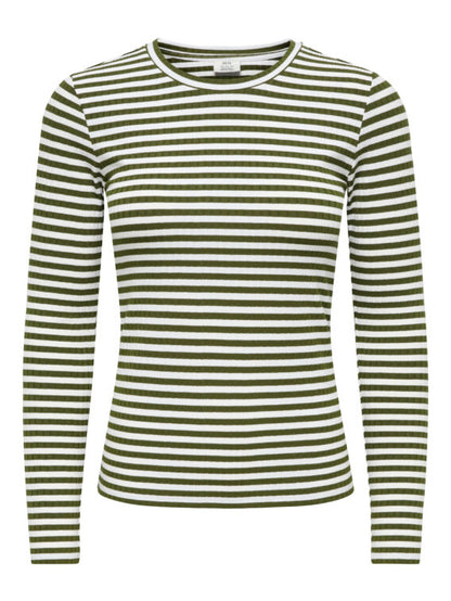 JDYFRANSISKA L/S STRIPE O-NECK TOP