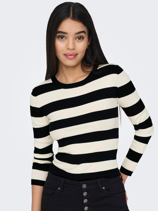 JDYPLUM L/S O-NECK PULLOVER
