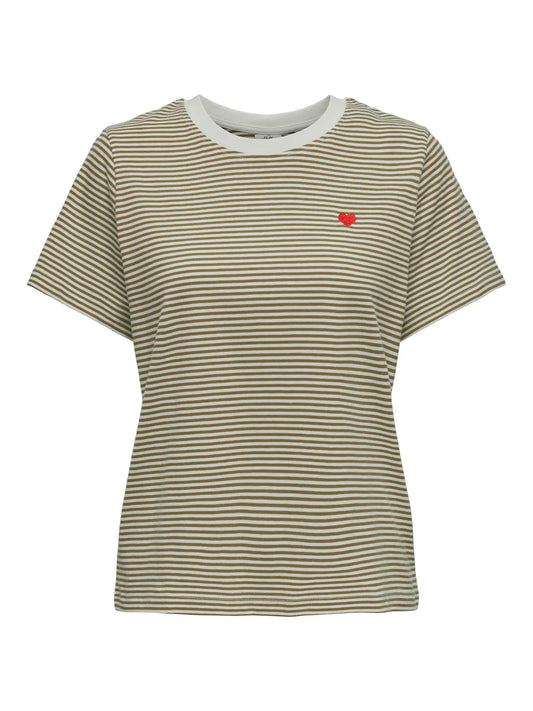JDYPISA S/S PRINT TOP WALNUT