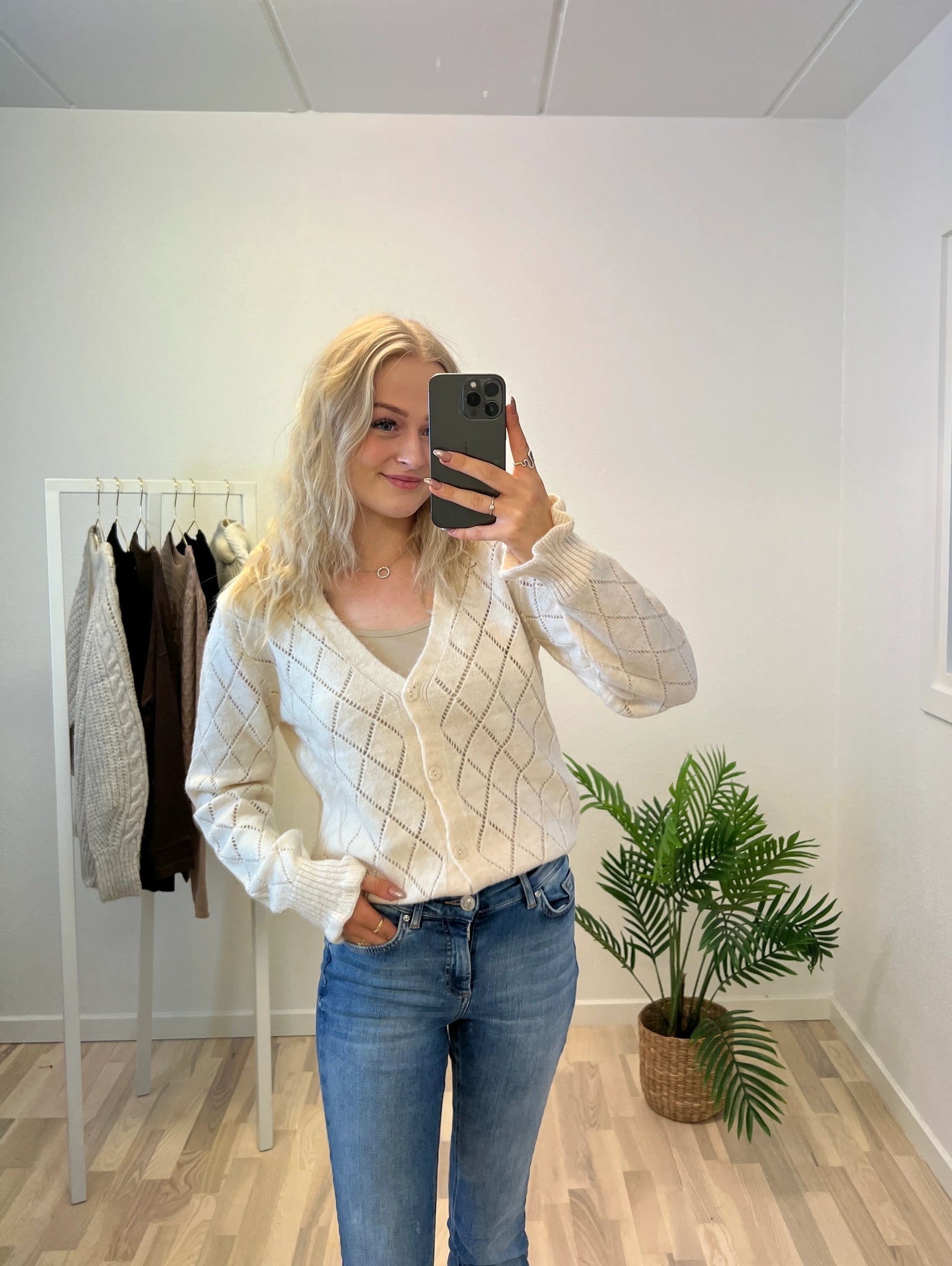 JDYLETTY L/S V-NECK STRUC CARDIGAN