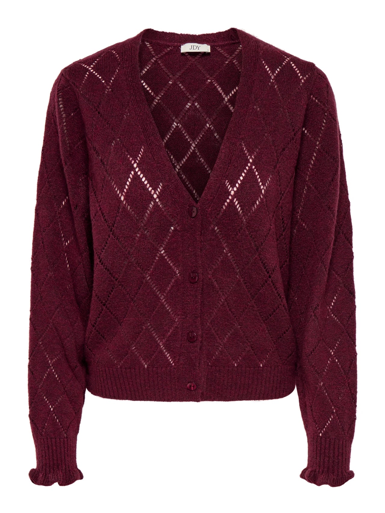 JDYLETTY L/S V-NECK STRUC CARDI KNT