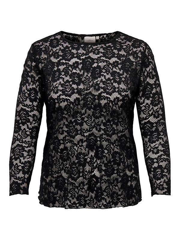 CAREBBA L/S LACE TOP