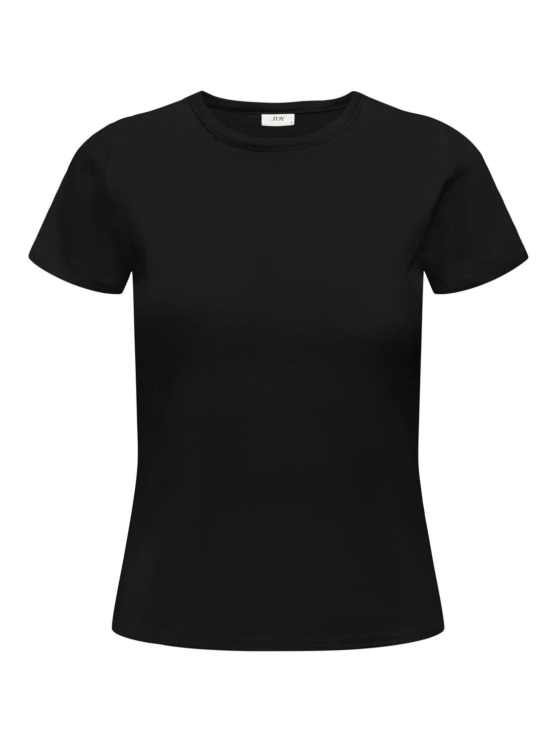 JDYSOLAR S/S O NECK TOP BLACK
