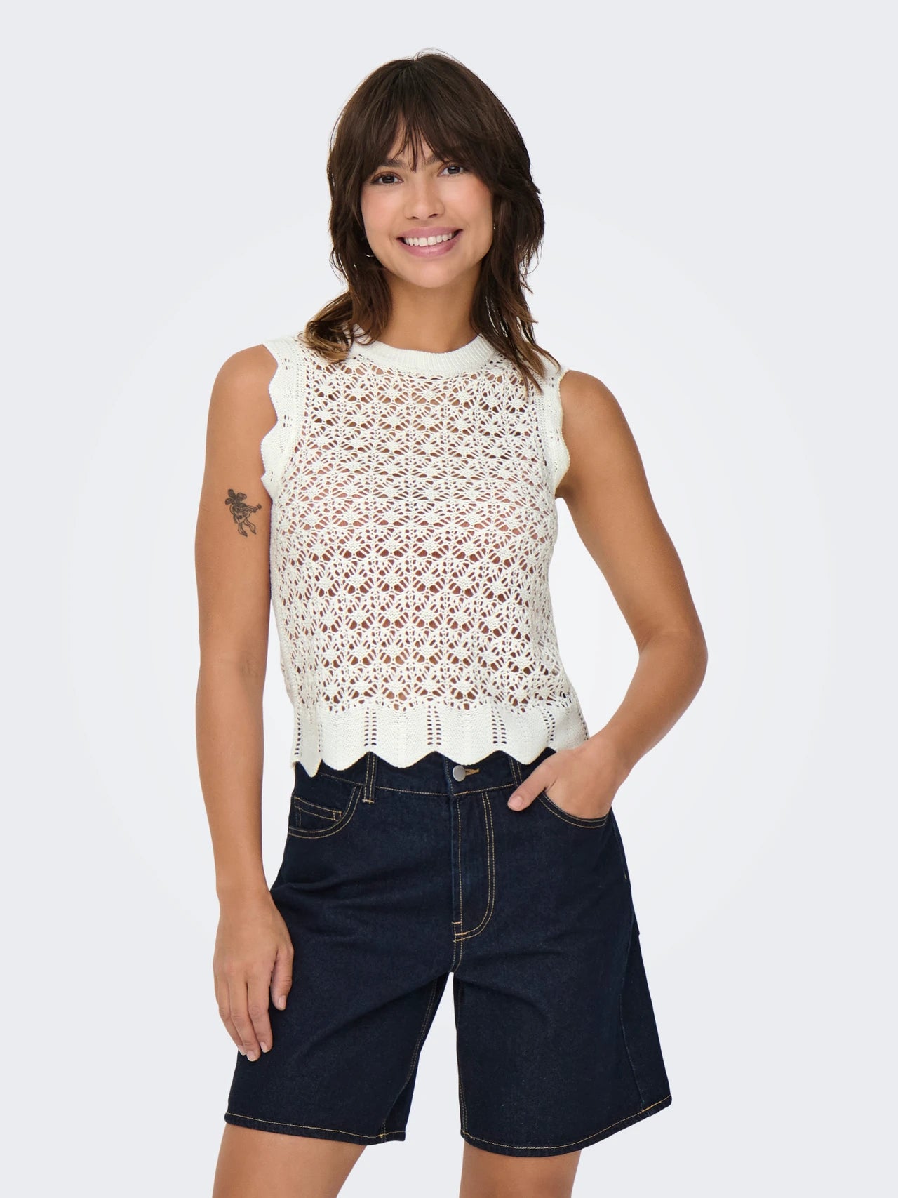 JDYSUN EVELYN S/L O-NECK TOP KNT