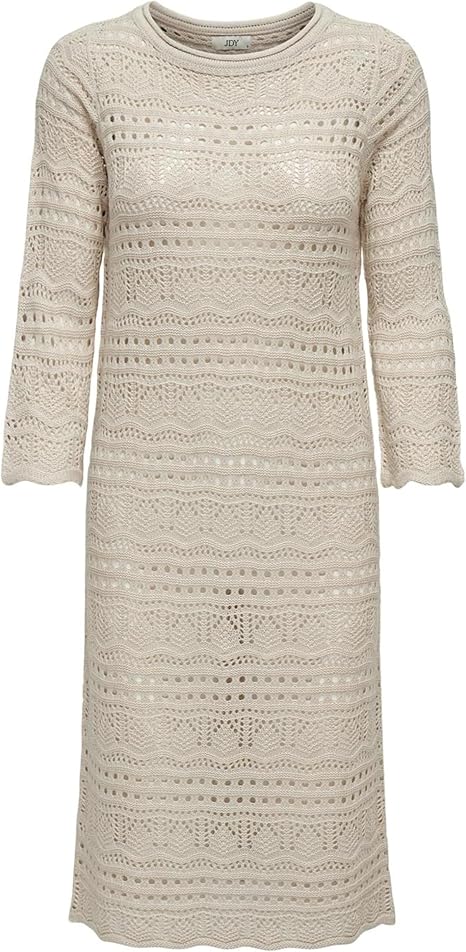 JDYSUN LAY 3/4 BOAT NECK DRESS KNT