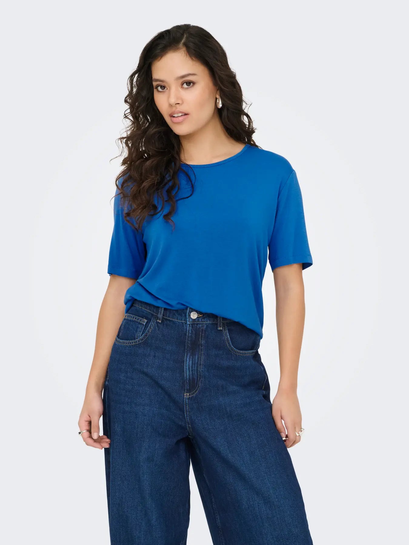 JDYMILA S/S O-NECK TOP