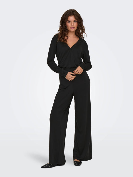 JDYHAZEL L/S MODAL WRAP JUMPSUIT