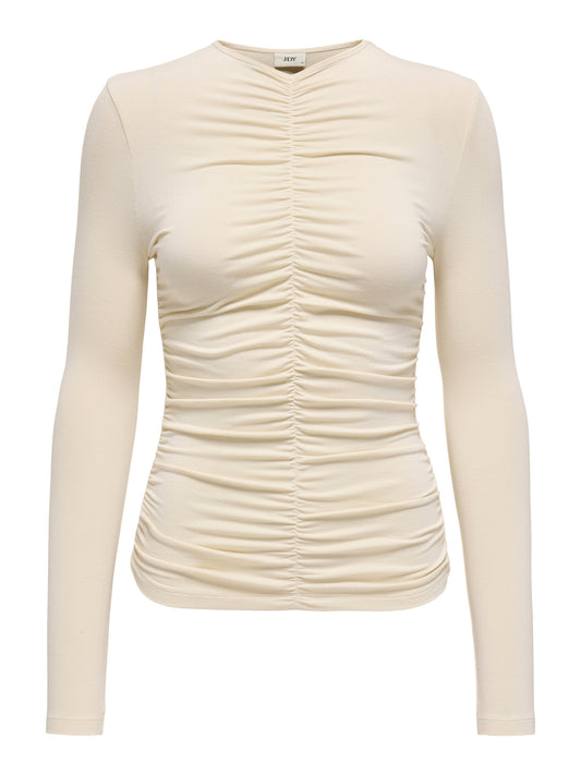 JDYMILA L/S ROUCHING TOP