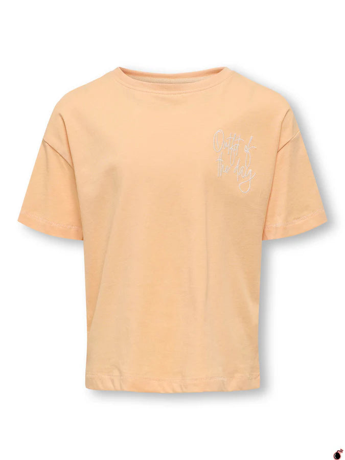 KOGBOBBA LIFE SS PRINT TOP PEACH