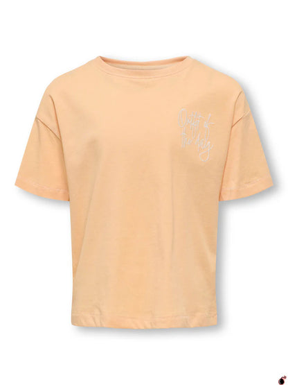 KOGBOBBA LIFE SS PRINT TOP PEACH