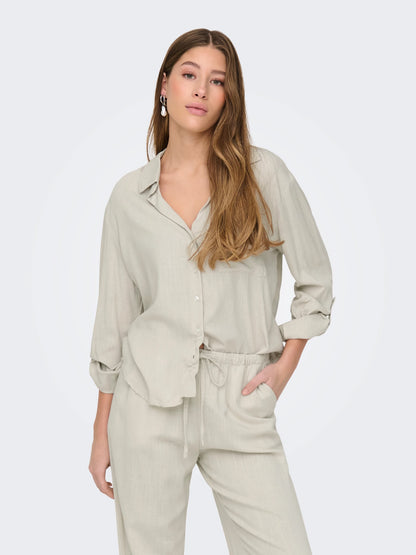 JDYCAYA LINEN LOOSE L/S SHIRT