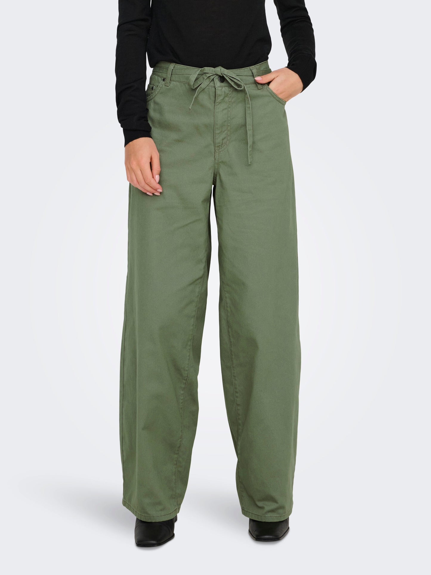JDYMAEVE MW STRAIGHT STRING PANT
