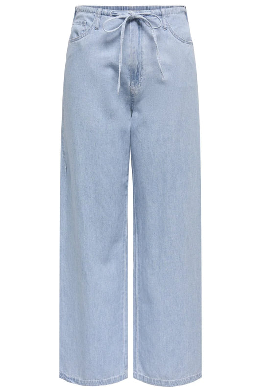 JDYSABRINA MW WIDE TIE JEANS