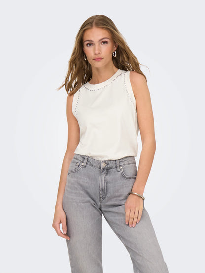 JDYBETH S/L STUD TANK TOP