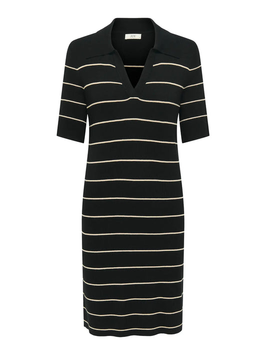 JDYBLOOM 2/4 POLO DRESS KNT