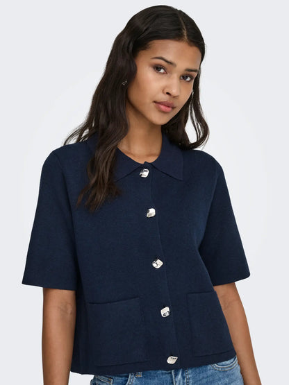 JDYPRIME LIFE 2/4 COLLAR CARDIGAN