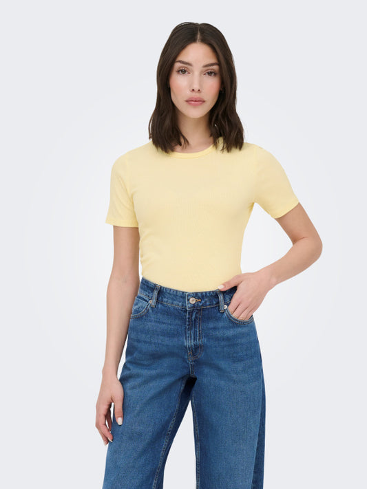 JDYLUCKY S/S O NECK TOP