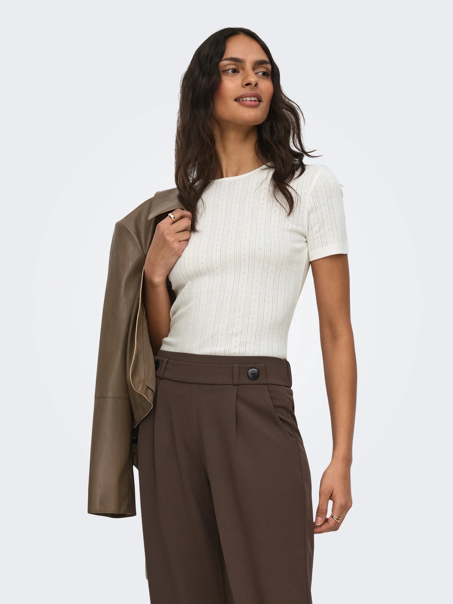 JDYSALSA MIA LIFE S/S O NECK TOP