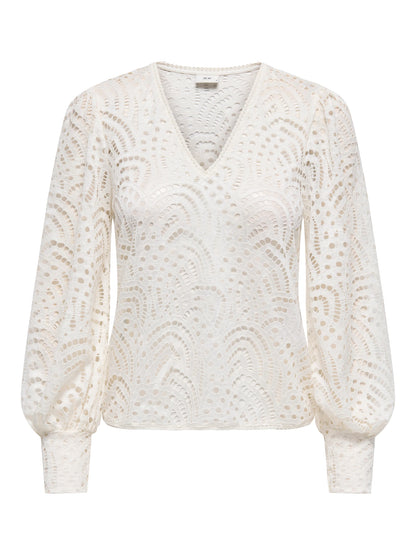 JDYJESSIE L/S LACE TOP