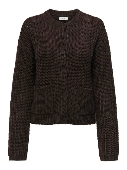 JDYMABEL L/S O-NECK BUTTON CARDIGAN