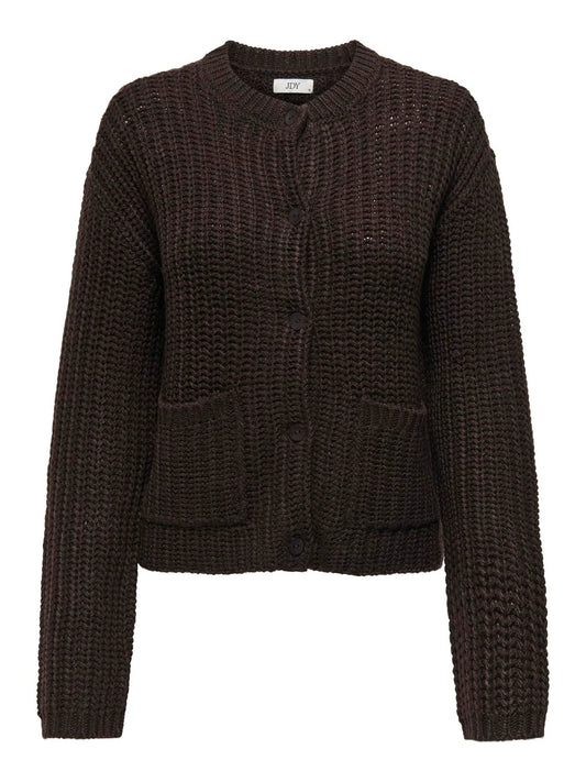 JDYMABEL L/S O-NECK BUTTON CARDIGAN