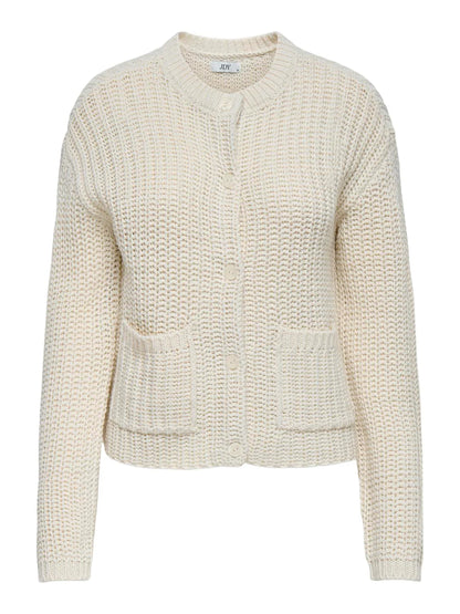 JDYMABEL L/S O-NECK BUTTON CARDIGAN