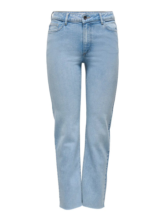 JDYLULLU HWSTRAIGHT ANK LB JEANS DNM