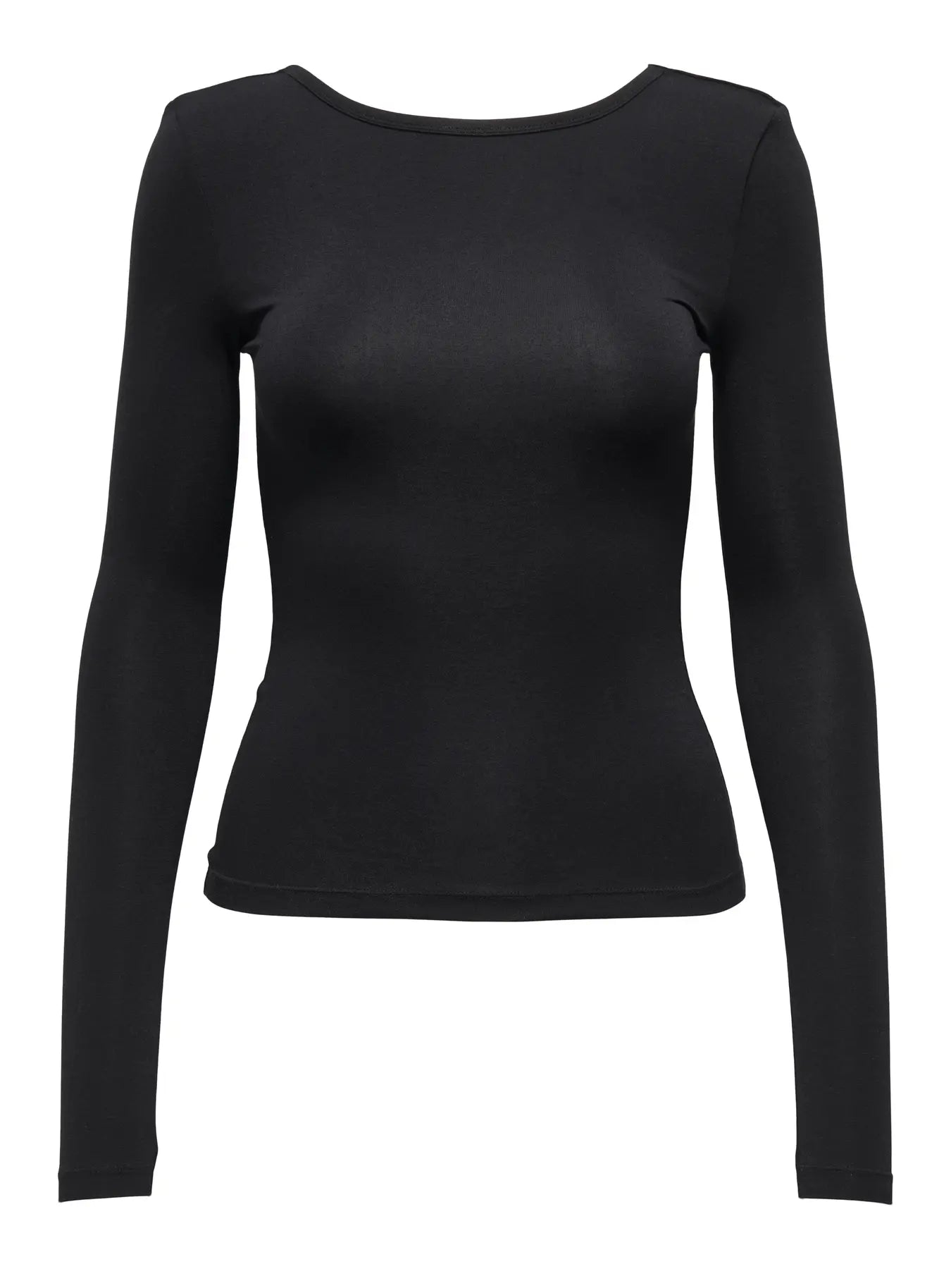 JDYMILA L/S DEEP BACK TOP