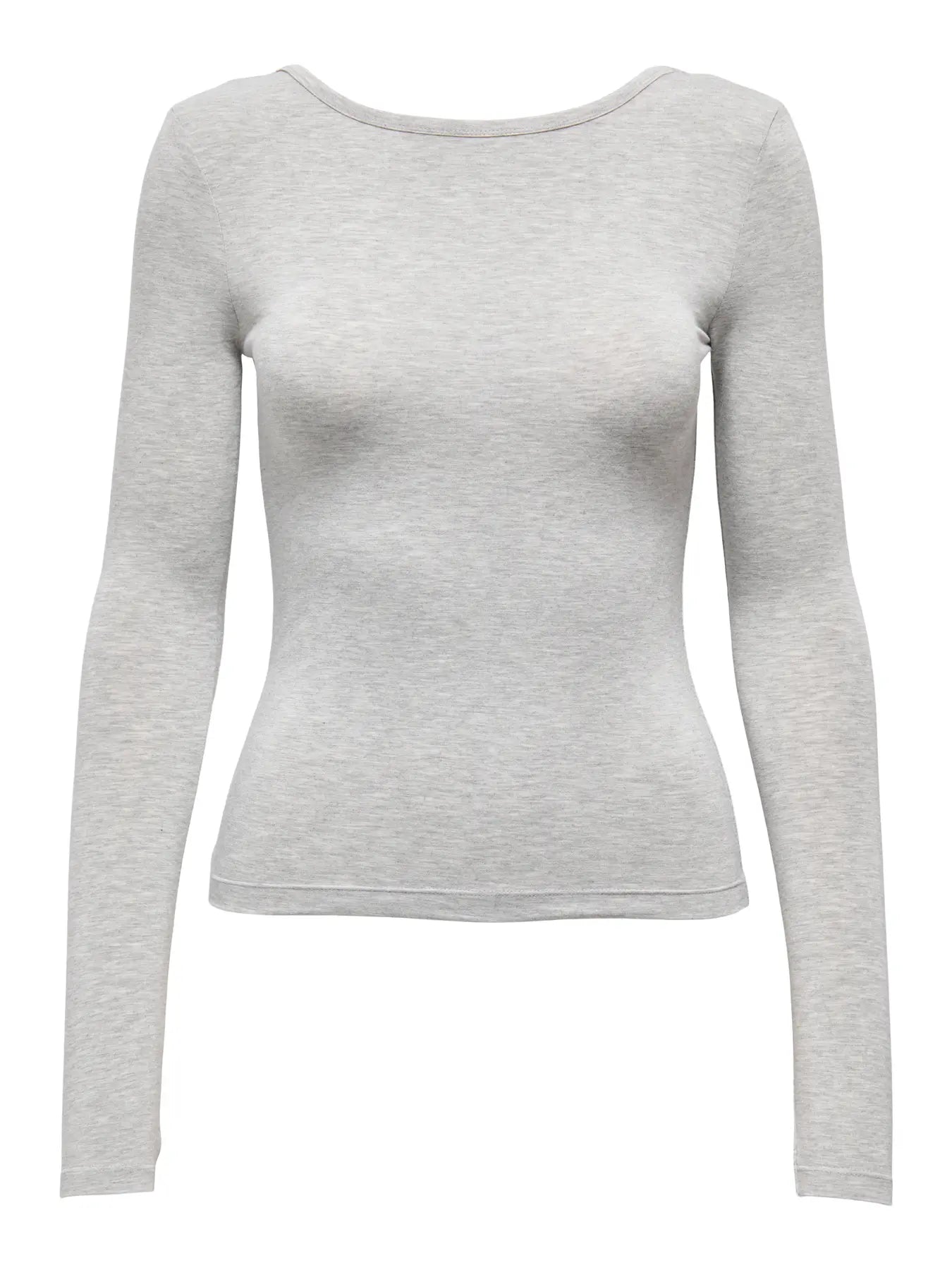 JDYMILA L/S DEEP BACK TOP