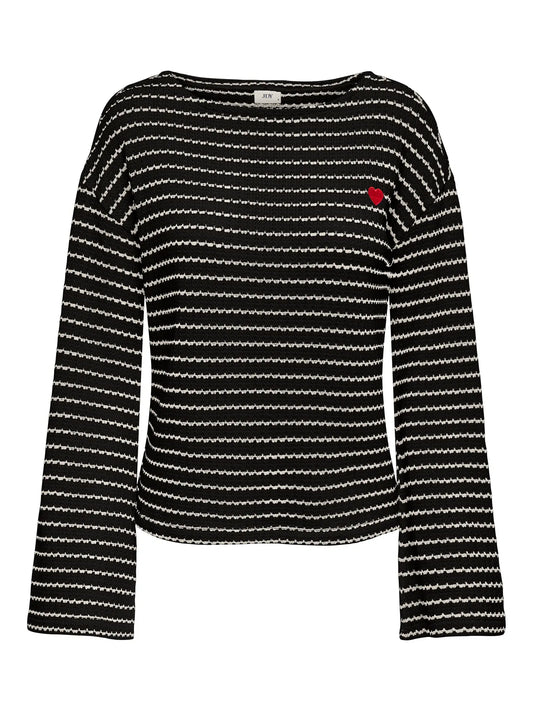 JDYTHEA L/S BOATNECK TOP