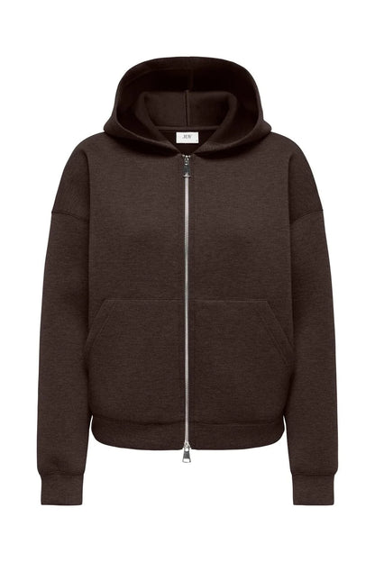 JDYSABRINA L/S SCUBA ZIP HOODIE