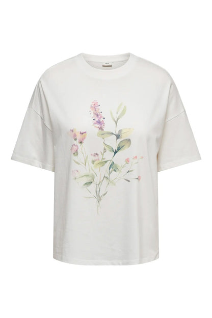 JDYNINNA S/S OVERSIZE PRINT TOP