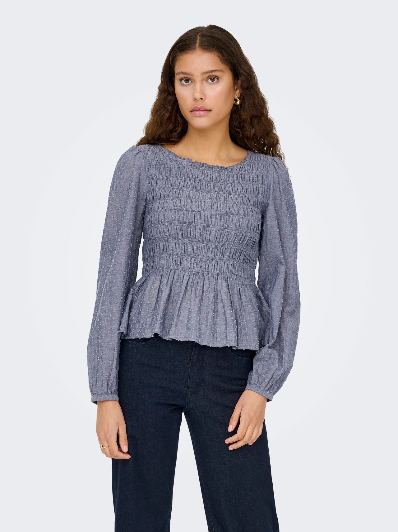 JDYNELLIE L/S SMOCK TOP