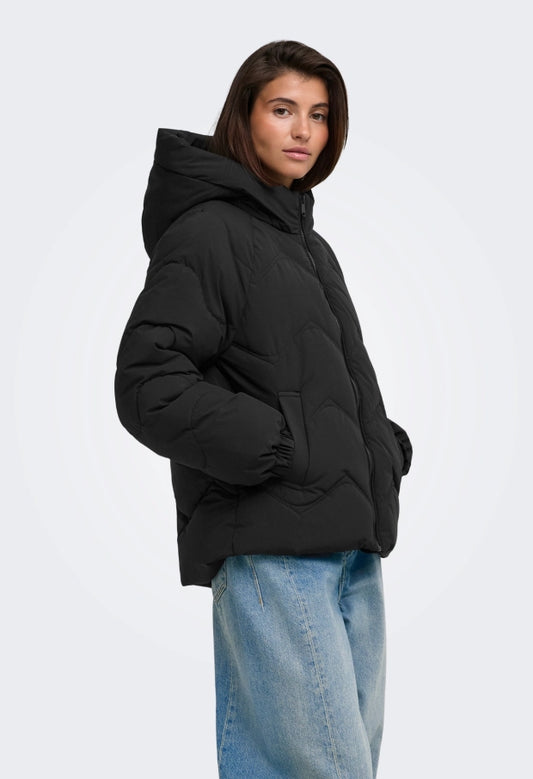 JDYPOWER SHORT HOOD PUFFER