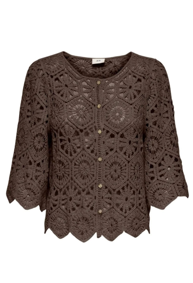 JDYEMMELIE 2/4 CROCHET CARDIGAN