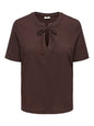JDYDEBBIE SS V NECK TOP