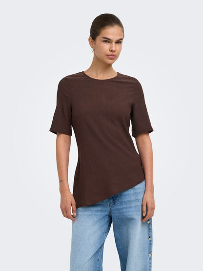 JDYDEBBIE S/S ASYMMETRICAL TOP