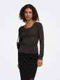 JDYIRENA L/S WATERFALL TOP