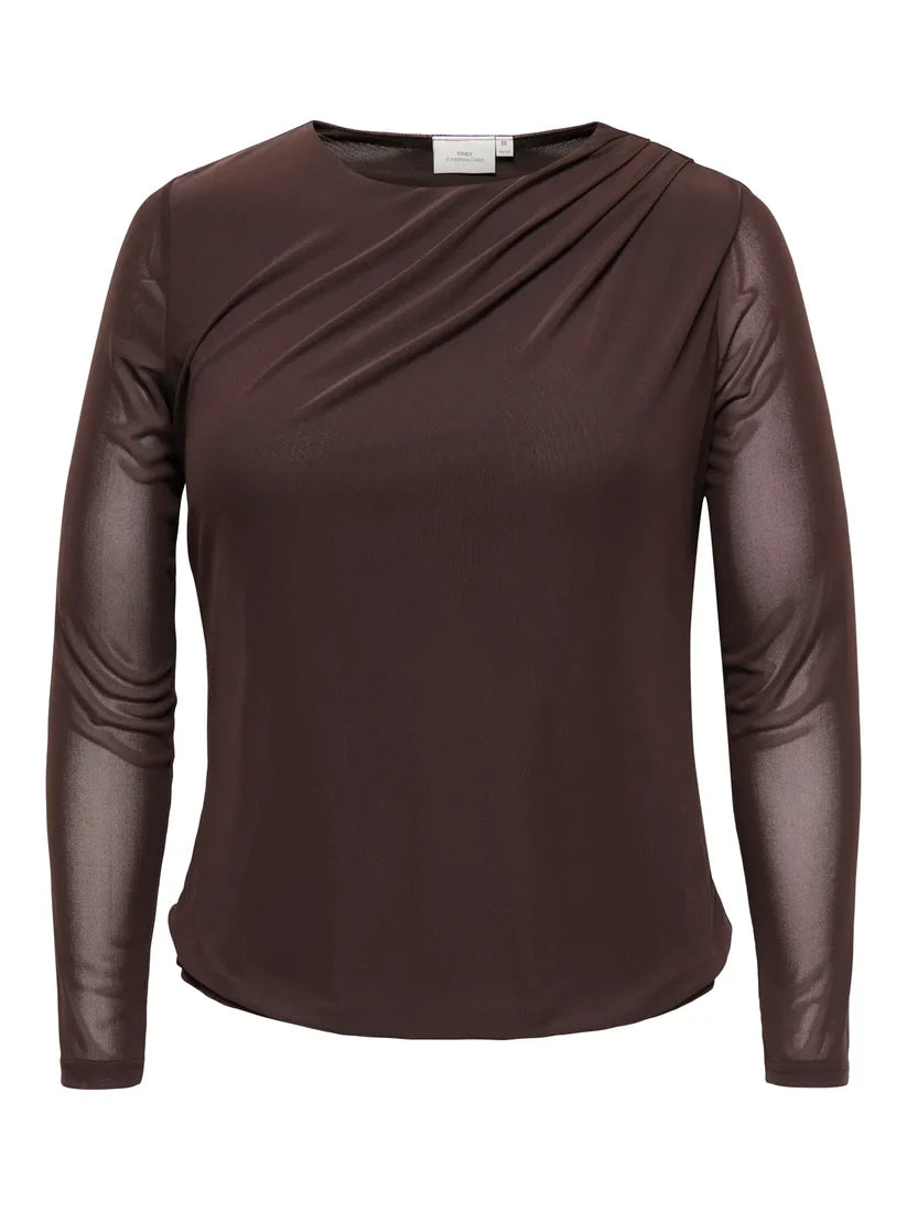 CARSARA L/S MESH TOP