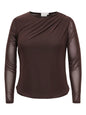 CARSARA L/S MESH TOP