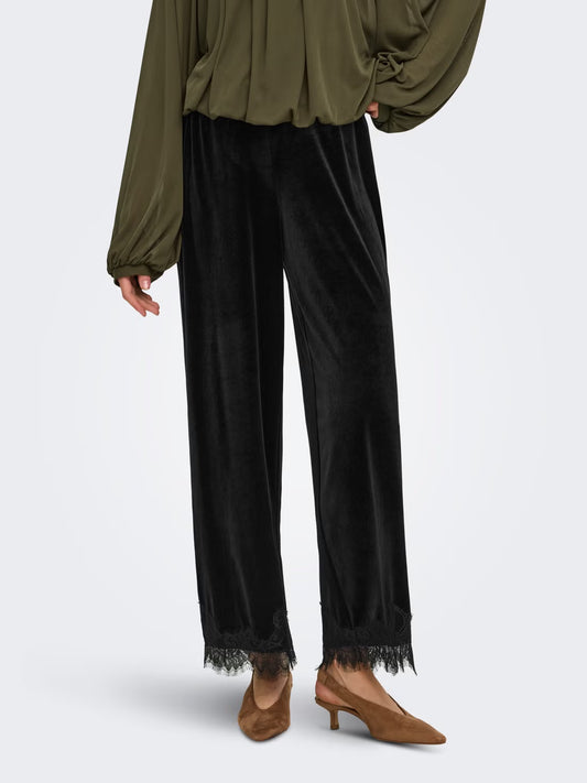 JDYVALERIE VELVET LACE PANT