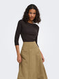JDYMALLI 3/4 BOATNECK TOP