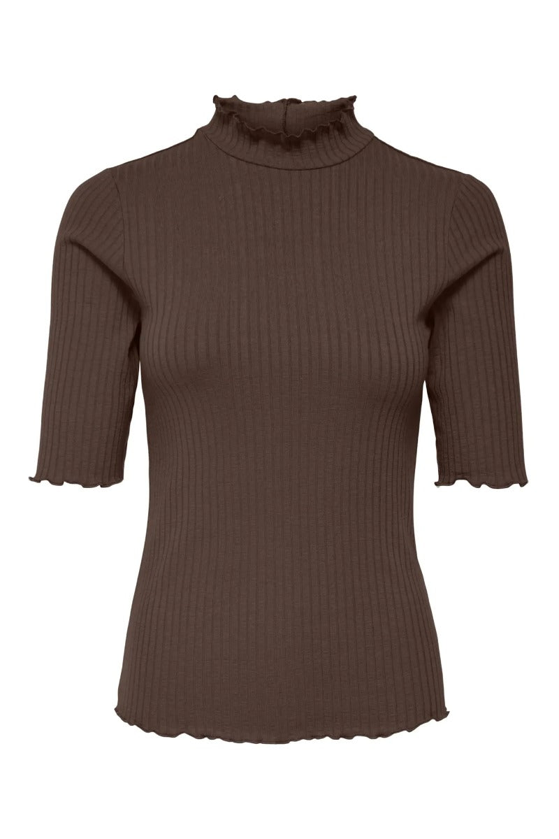 JDYFRANSISKA 2/4 HI-NCK TOP