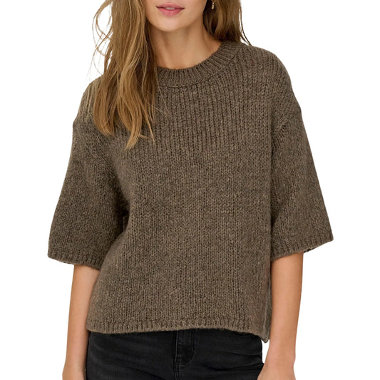 JDYDICTE S/S PULL O-NECK KNT