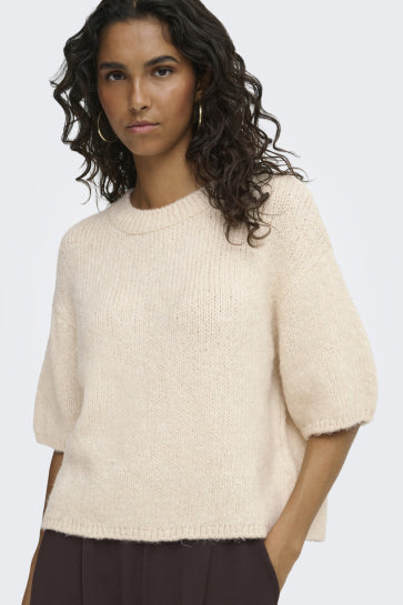 JDYDICTE S/S PULL O-NECK KNT
