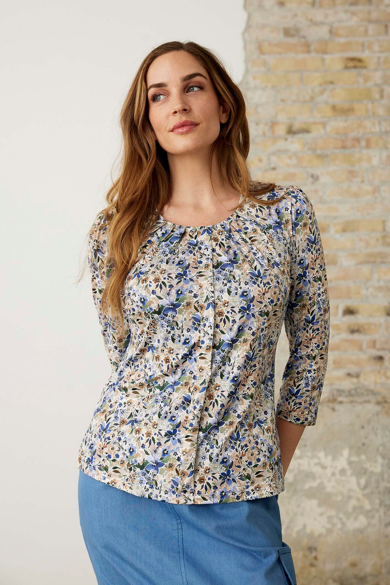 Marcia blouse 3/4 sleeves