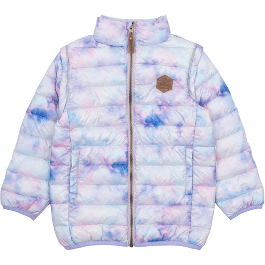 Nylon puffer 2 in 1 Jacket