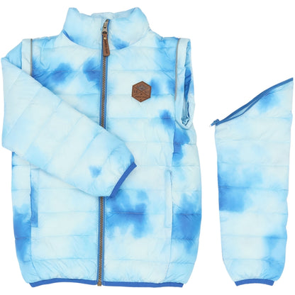 Nylon puffer 2 in 1 Jacket